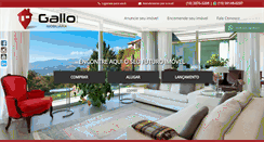Desktop Screenshot of galloimobiliaria.com.br